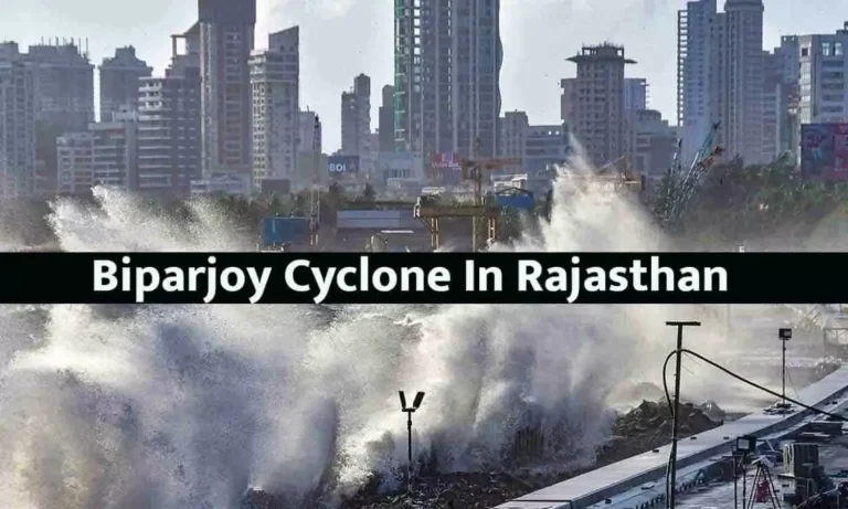 Biporjoy cyclone making landfall in Rajasthan