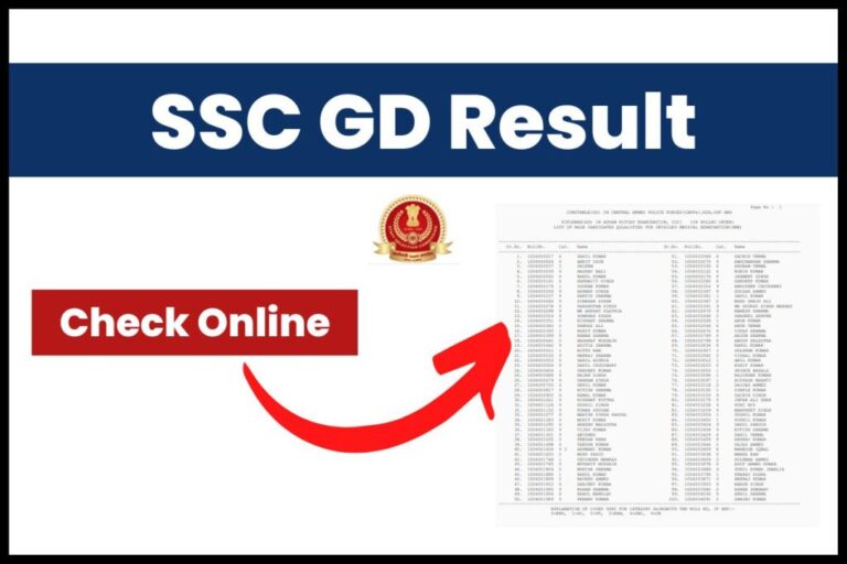 SSC GD Result 2023: Final Results Released for Constable (GD) Exam