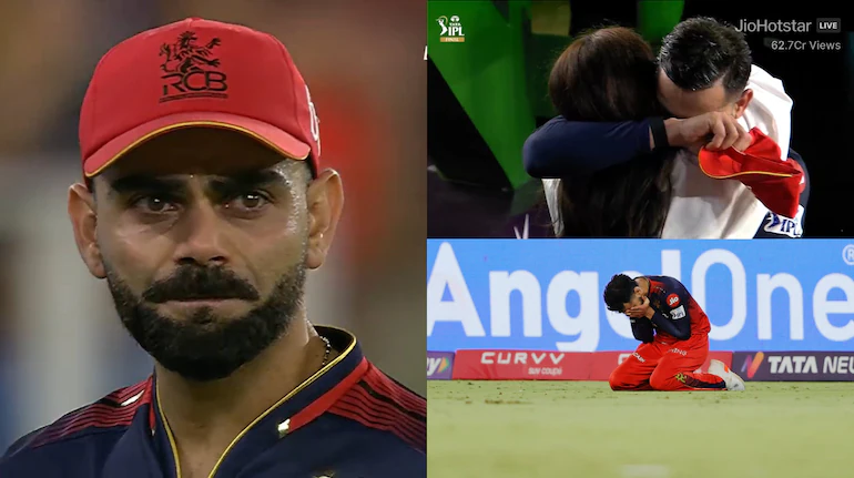 RCB ने रचा इतिहास – पहली बार IPL की ट्रॉफी अपने नाम की! 2 kohli emotional