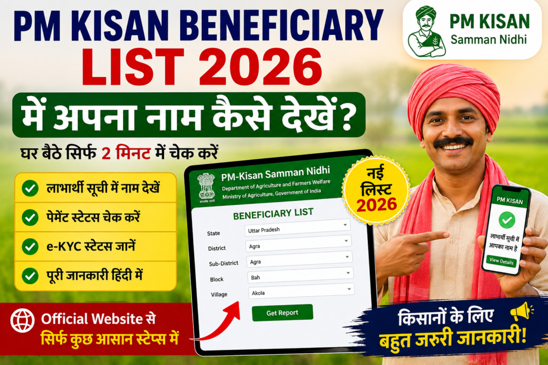 PM Kisan Beneficiary List 2026