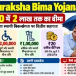 PM Suraksha Bima Yojana 2026 में ₹20 सालाना प्रीमियम पर ₹2 लाख तक दुर्घटना बीमा, पात्रता और आवेदन प्रक्रिया